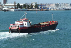 Split Two hopper barge dredger