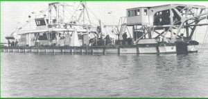 Vaarwater cutterdredger