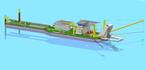 Rum - cutter suction dredger