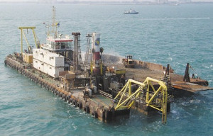 Zinkoon 6 - fallpipe pontoon