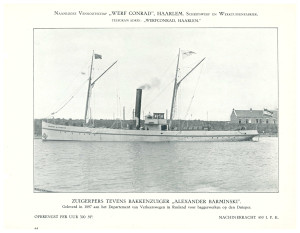 Alexander Barminski suction dredger