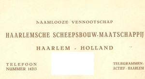 Haarlemsche Scheepsbouw Maatschappij