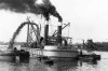 Humber ( A.B. 22 ) Barge unloading dredger