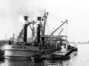 Humber ( A.B. 22 ) Barge unloading dredger
